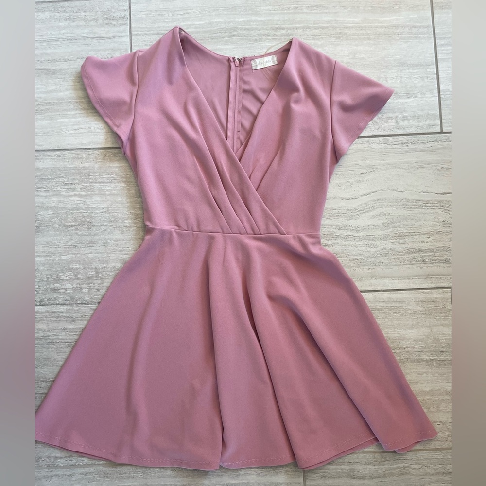 Altard State Pink cocktail flowy dress